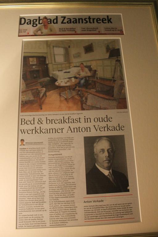 Bed And Breakfast De Verkadekamer Zaandam Kültér fotó